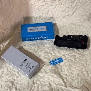 Red Knife with Black Sheath